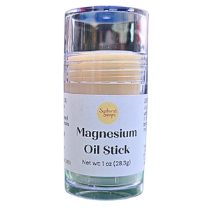 Fragrance-Free Magnesium Chloride Stick | Solid Bedtime Balm for Heels & Legs