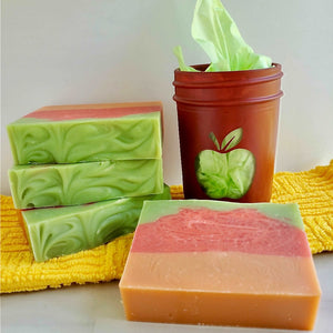 Spicy Peaches & Apples Shea Luxury Soap