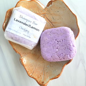 Lavender Lemon Clarifying Shampoo Bar for deep cleaning of build up