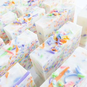 Crazy Daysie Confetti Triple Butter Handmade Artisan Glycerin Soap