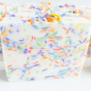 Crazy Daysie Confetti Triple Butter Handmade Artisan Glycerin Soap