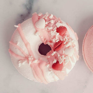 Donut Bath Fizzy, Bath Bomb, seasonal design