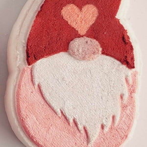 Gnome Bath Bomb, painted in seasonal designs