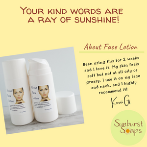 Customer Testimonial for About Face Lotion