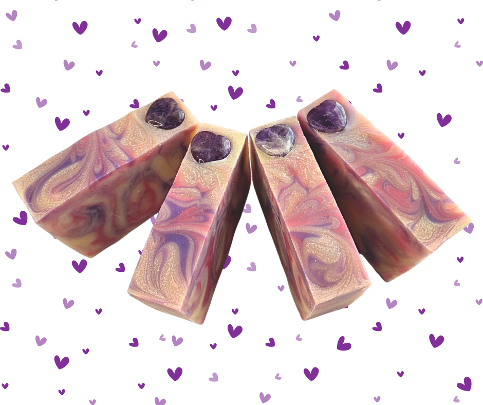 Amethyst - the February StoneSong Shea Soap