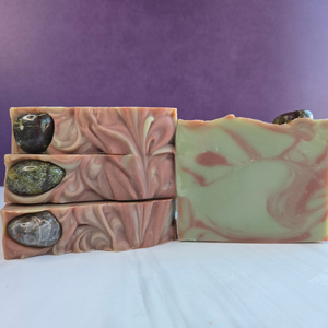 Bloodstone - the March StoneSong Shea Soap