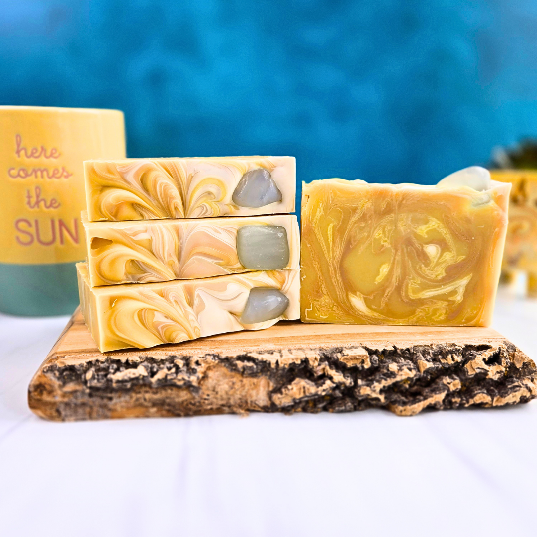 Clear Quartz - the April StoneSong Shea Soap
