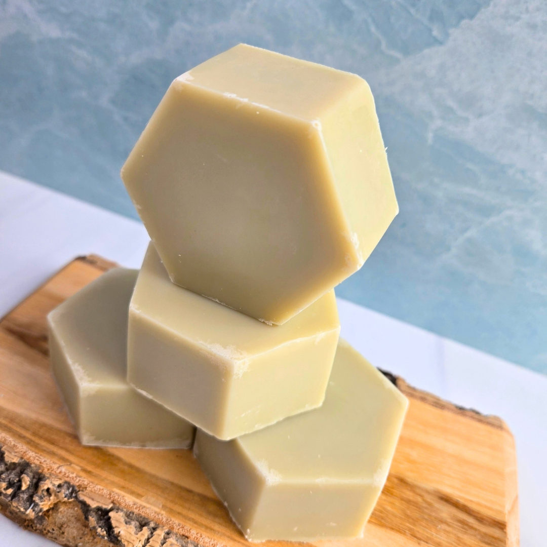 ABOUT FACE French Green Clay Organic Facial Soap Bar with Tea Tree/Peppermint Essential Oil Blend