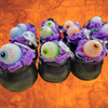 Halloween Bath Fizzies with Bubble Frosting and Baubles