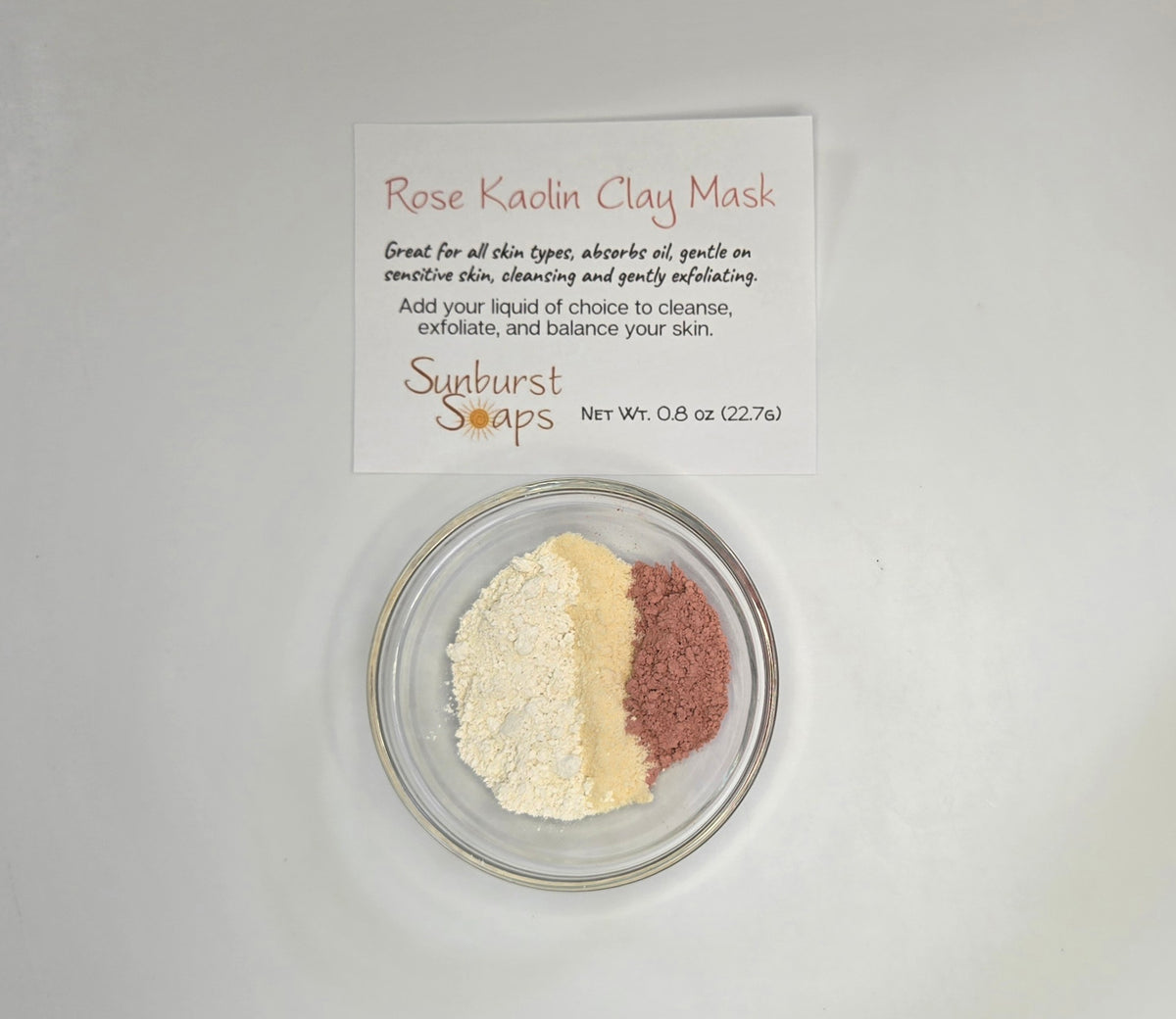 Rose Kaolin Clay Mask, 0.8 ounces