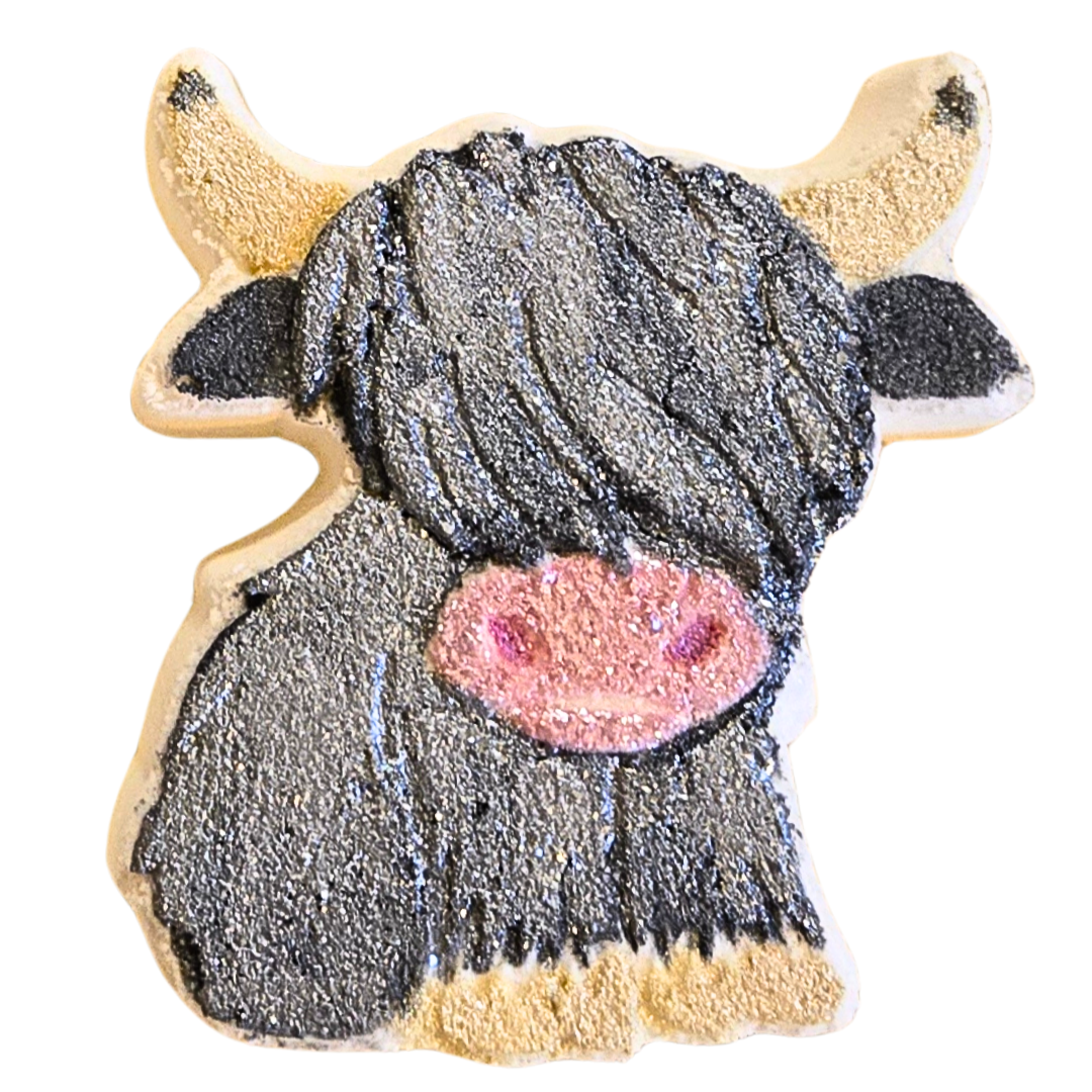 Highland Cow Bath Fizzy, Bath Bomb