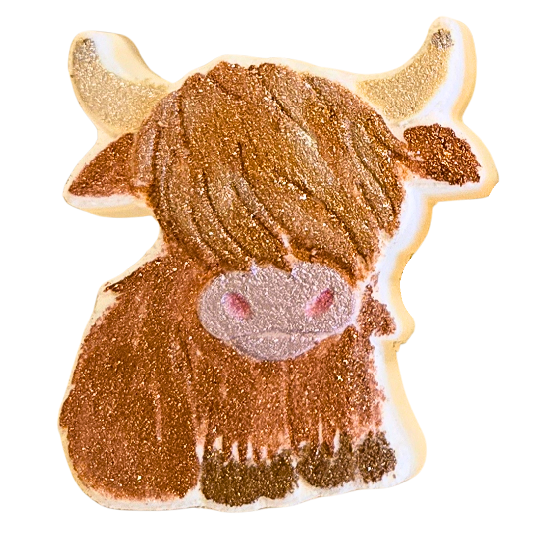 Highland Cow Bath Fizzy, Bath Bomb