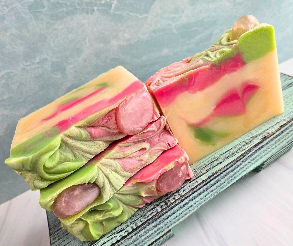 Rose Quartz - the January StoneSong Shea Soap