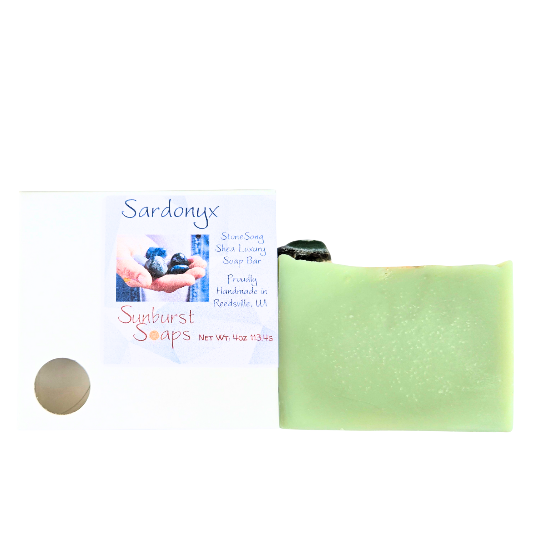 Serene Sardonyx - the August StoneSong Shea Soap