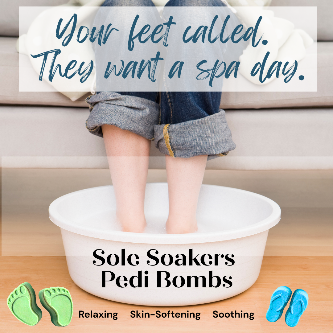 Sole Soakers | Pedi Bombs for Tired Toes
