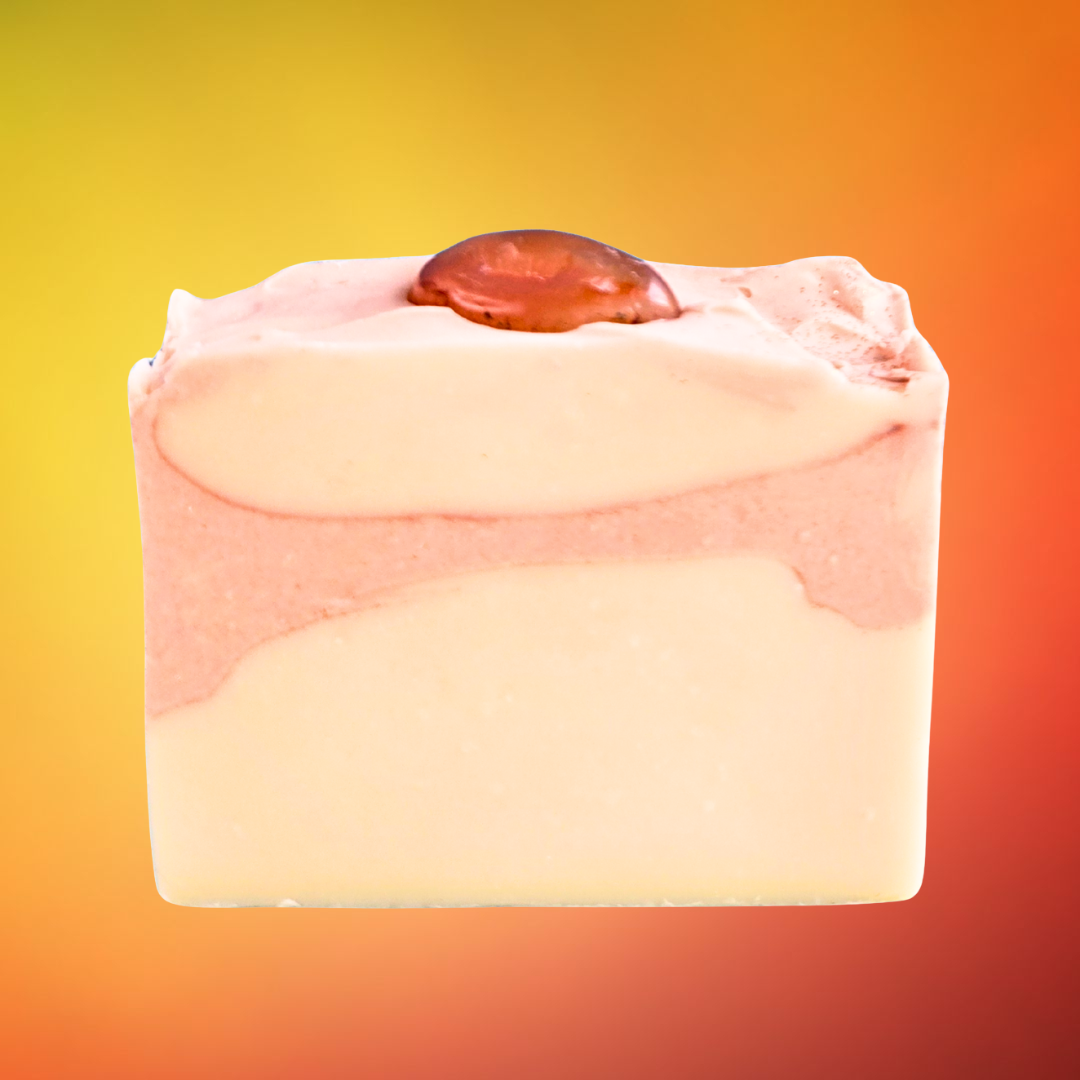 Sunfired Carnelian - the July StoneSong Shea Soap