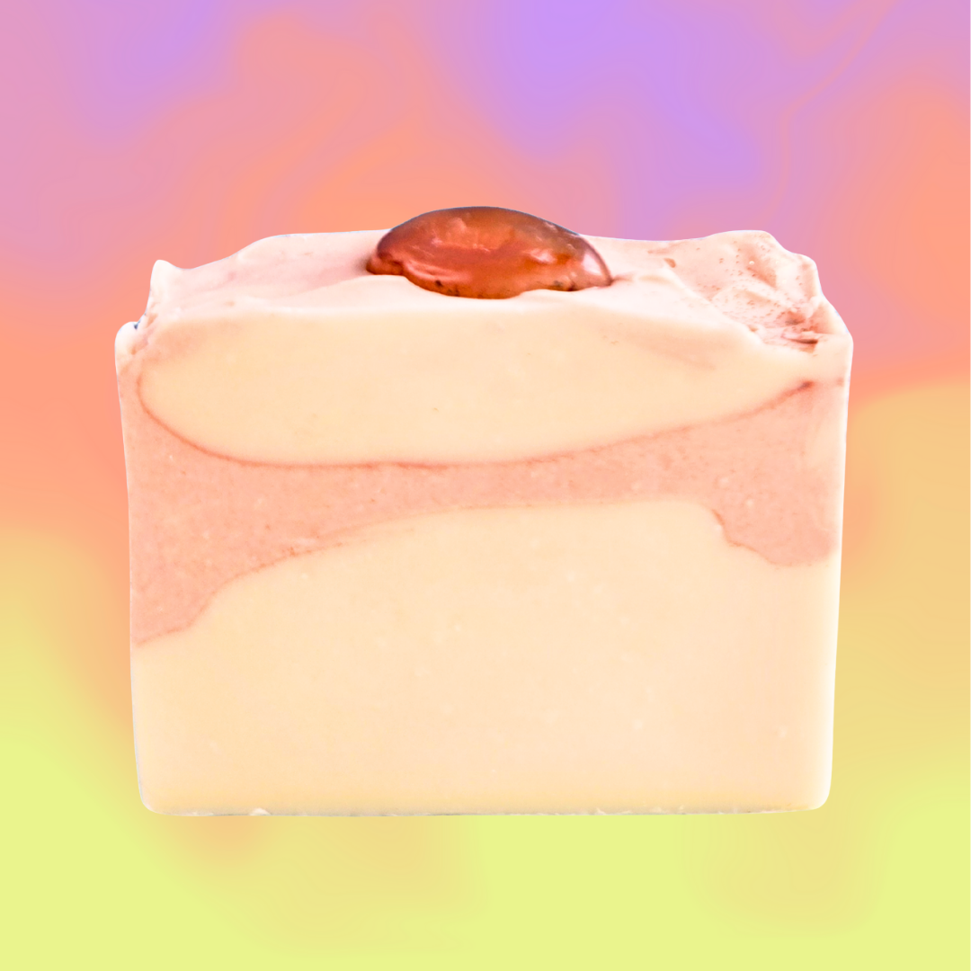 Sunfired Carnelian - the July StoneSong Shea Soap
