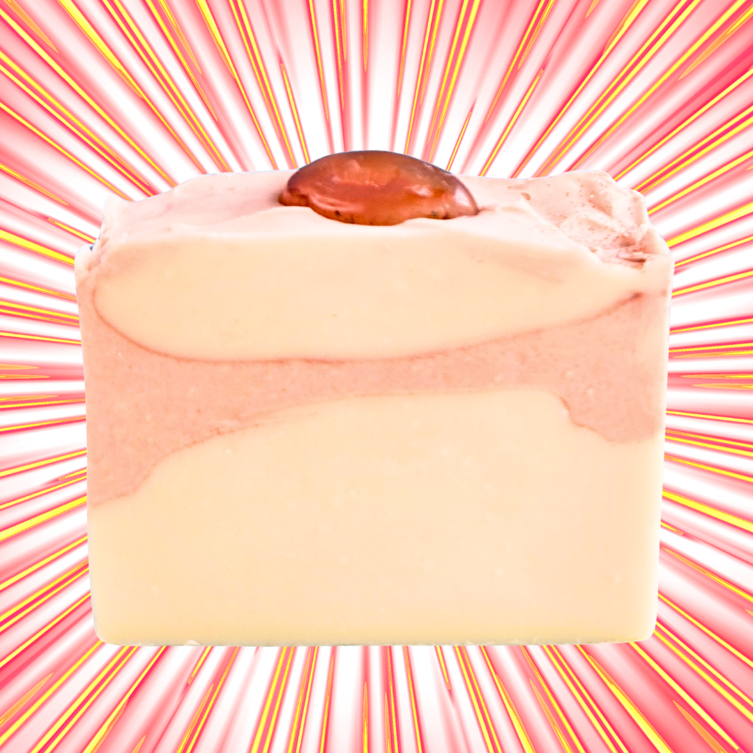 Sunfired Carnelian - the July StoneSong Shea Soap