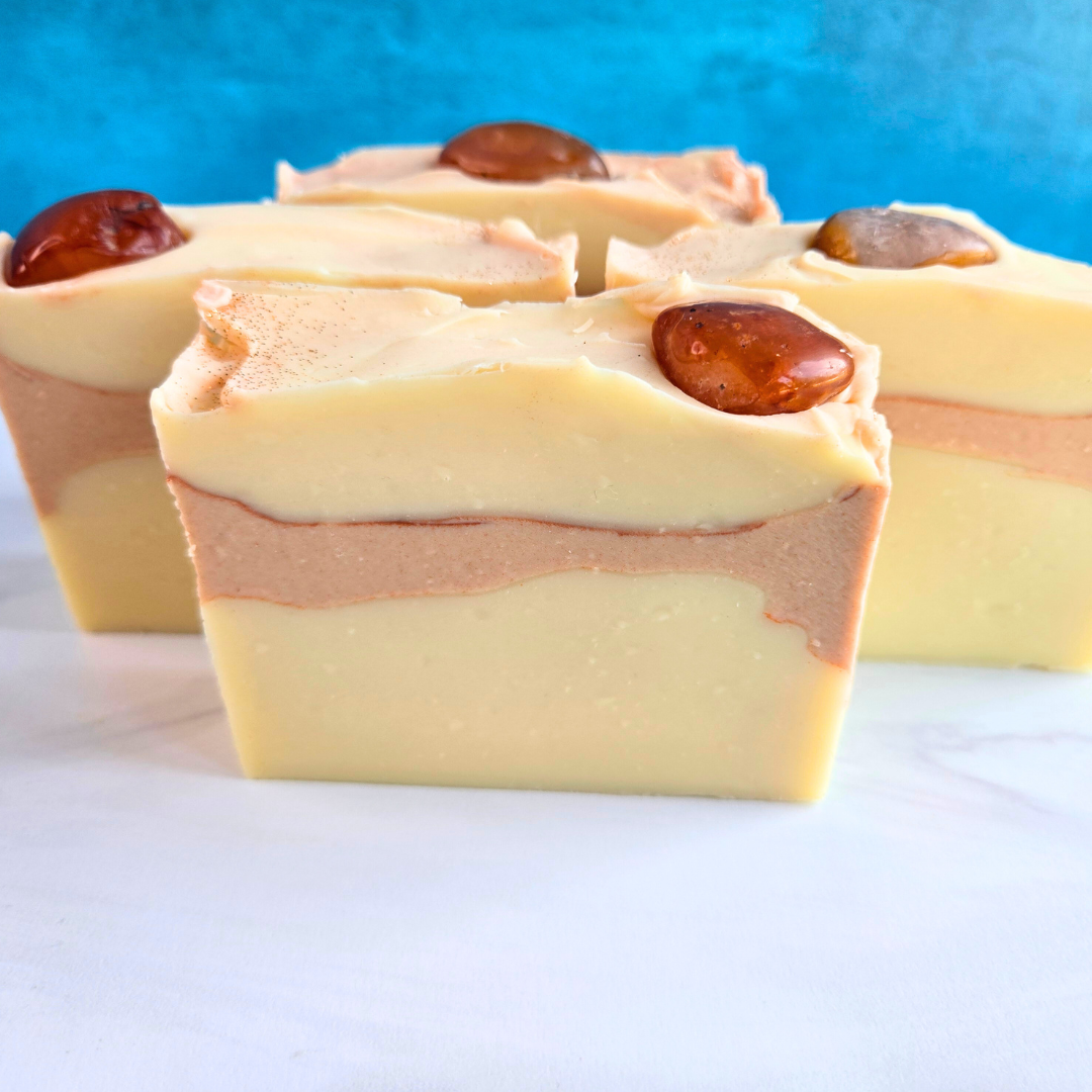 Sunfired Carnelian - the July StoneSong Shea Soap