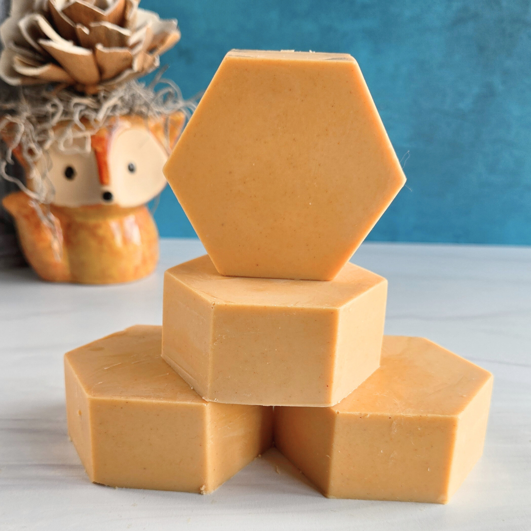 ABOUT FACE Turmeric and Green Tea Organic Facial Soap Bar, Unscented