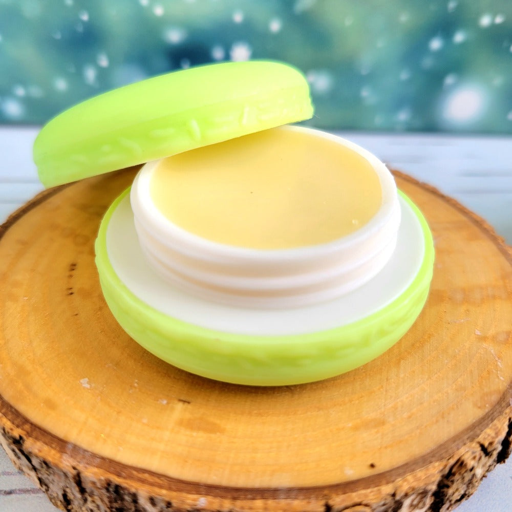Macaron Lip Balms with beeswax and shea butter