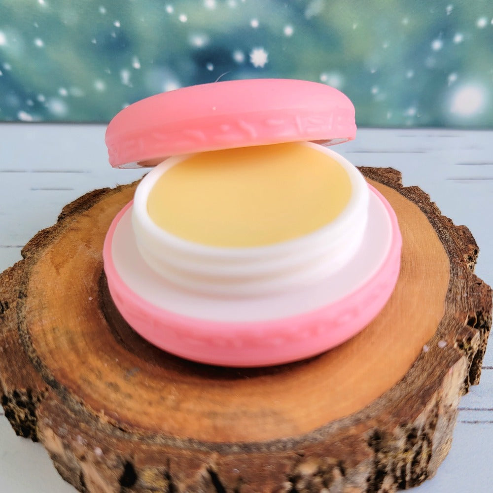 Macaron Lip Balms with beeswax and shea butter