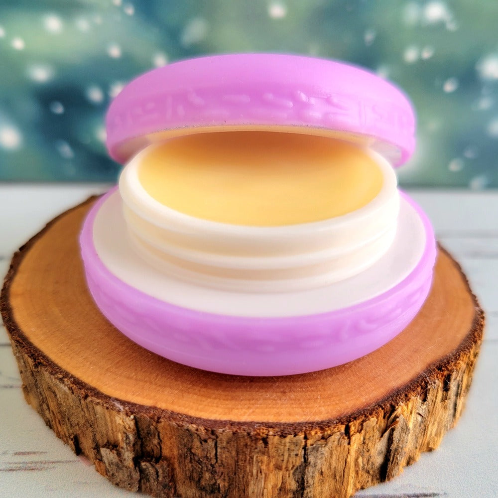 Macaron Lip Balms with beeswax and shea butter