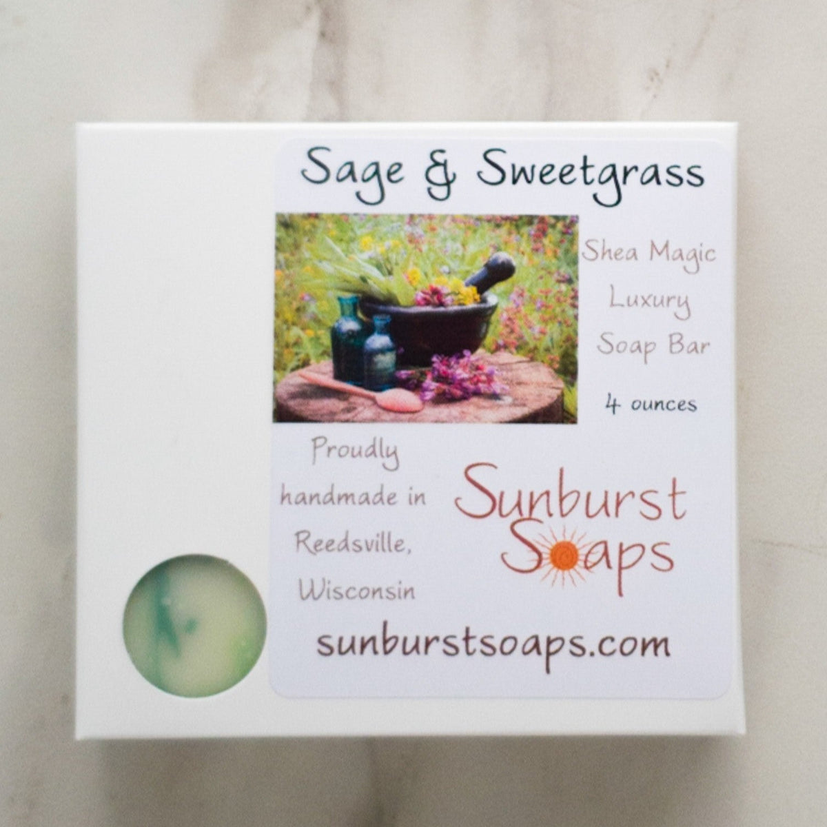 Sage & Sweetgrass Shea Magic Soap in box