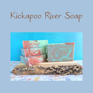 Kickapoo River Soap, Wisconsin River Handmade Artisan Soap Bar