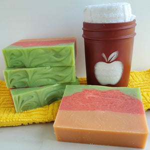 Spicy Peaches & Apples Shea Luxury Soap