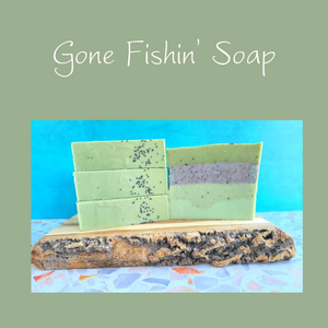 Gone Fishin' Shea Magic Handmade Artisan Soap Bar