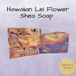 Hawaiian Lei Flower Magic Handmade Artisan Soap Bar