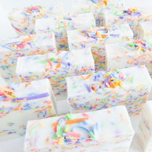 Crazy Daysie Confetti Triple Butter Handmade Artisan Glycerin Soap