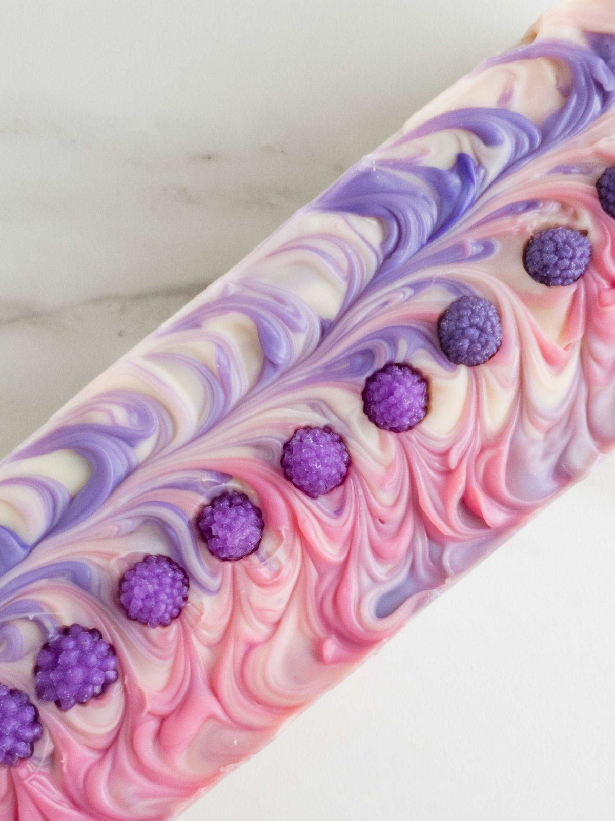 Raspberry Noir Shea Magic Luxury Soap.