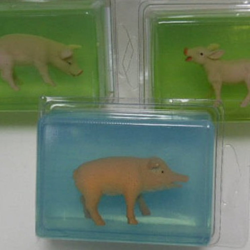 Pig Kids Critter Soap, gift for child boy girl, birthday party favor, Christmas stocking stuffer, Easter basket filler