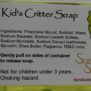 Butterfly Kids Critter Soap