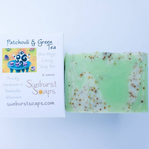 Patchouli & Green Tea Shea Magic Handmade Artisan Soap Bar