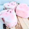 Valentine Hearts Confetti Triple Butter Glycerin Soap