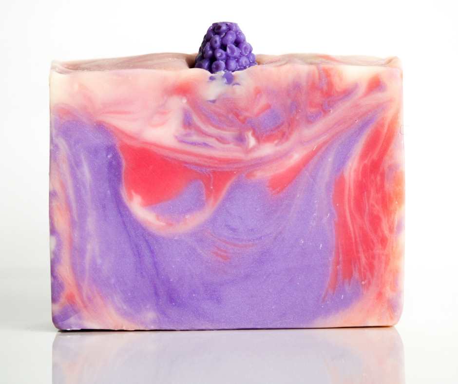 Raspberry Noir Shea Magic Luxury Soap.