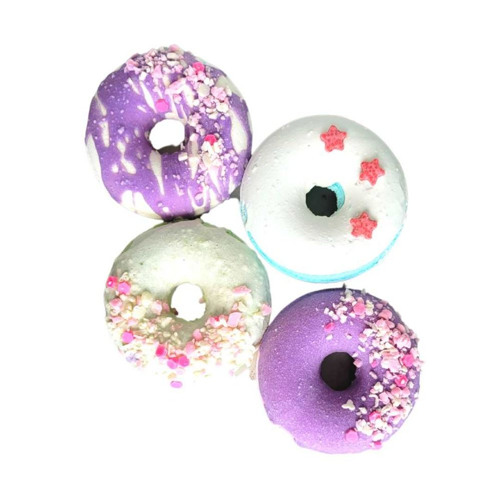 Donut Bath Fizzy, Bath Bomb, seasonal design
