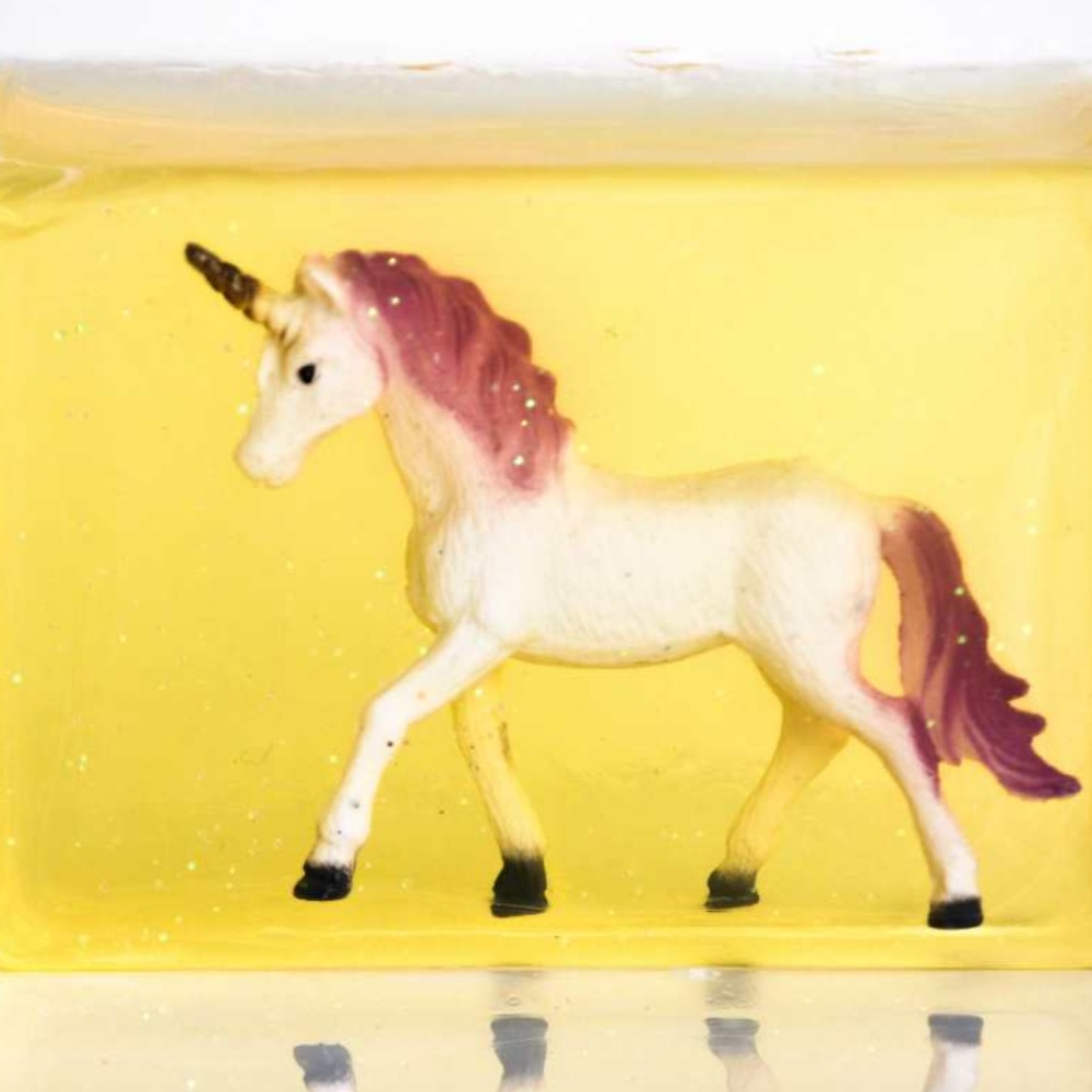 Unicorn Dust Bath Salts for Kids - Three Yellow Starfish